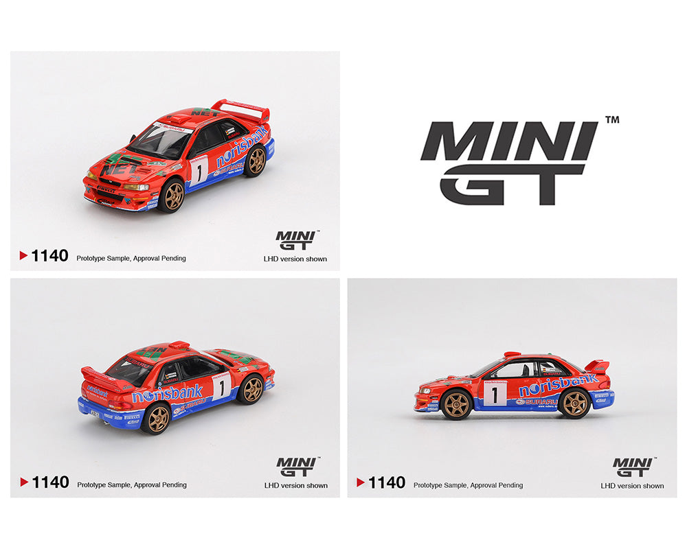MINI GT 1:64 Subaru Impreza WRC97 #1 – 1999 DRM Champion