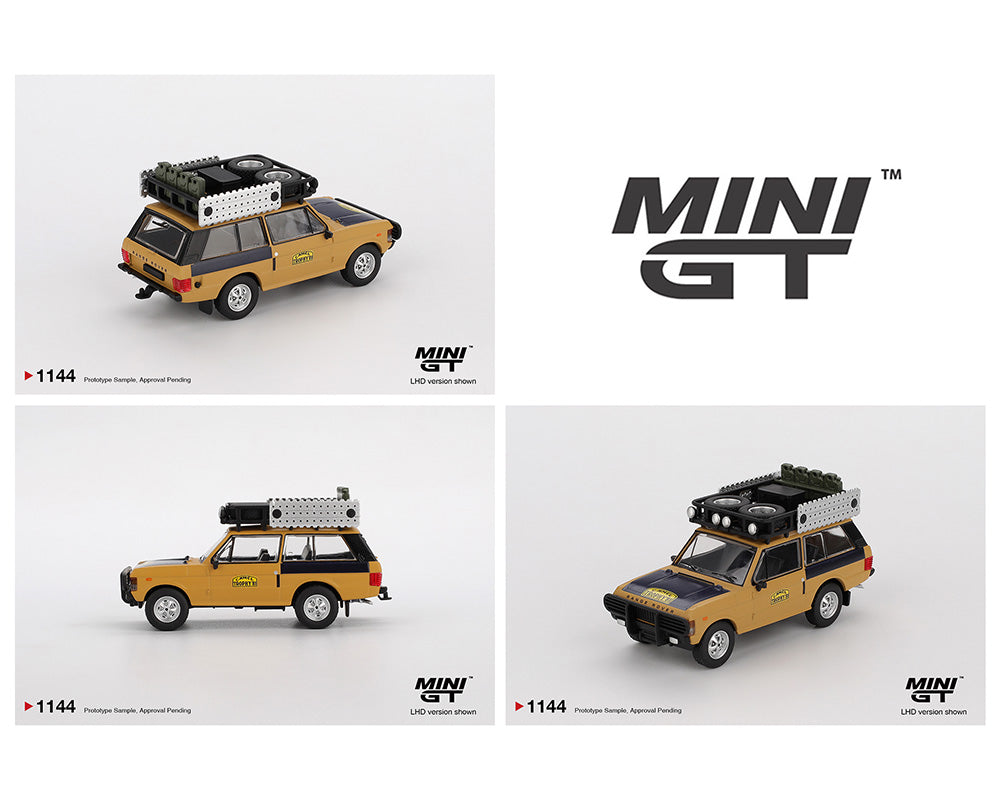 MINI GT 1:64 Range Rover 1981 Camel Trophy Sumatra C. Swoboda / K. Mentel Winner