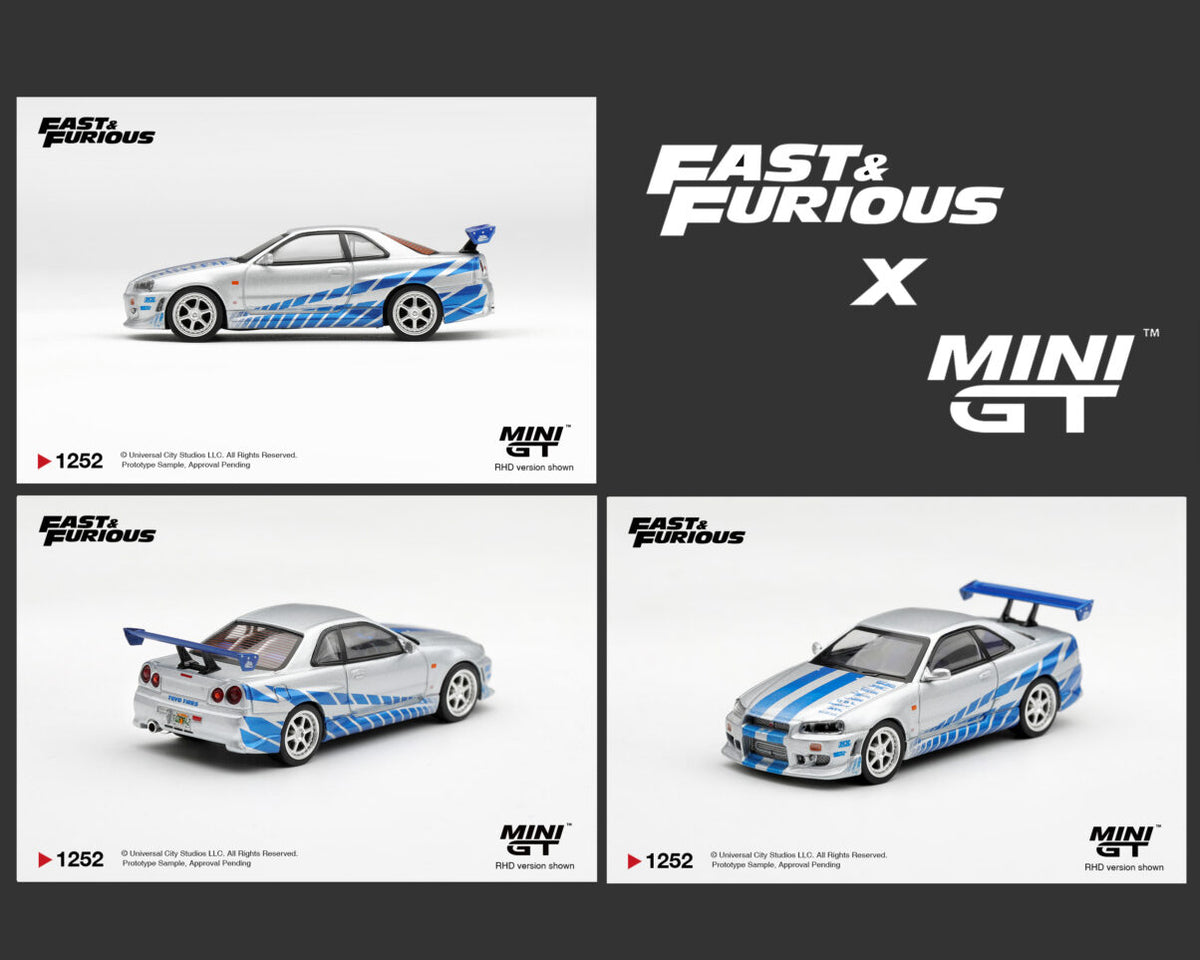*PREORDER* MINIGT 1:64 Nissan Skyline GT-R C-West “2 Fast 2 Furious” Brian O’Conner