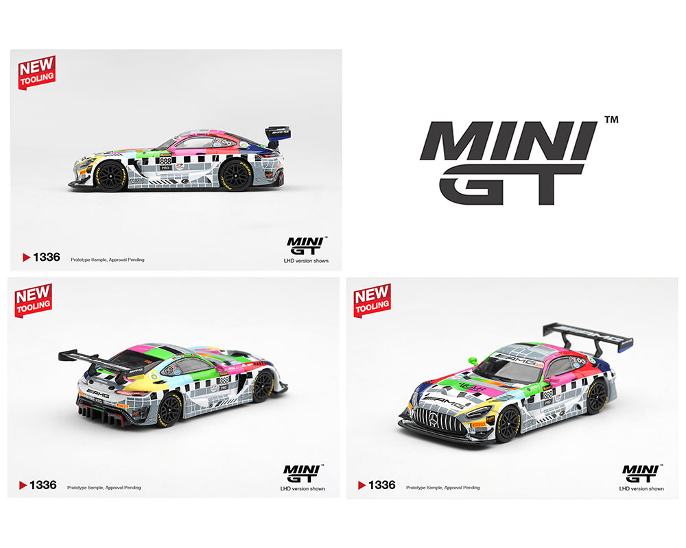 *PREORDER* MINIGT 1:64 Mercedes-AMG GT3 #888 Mercedes-AMG Team GMR Meguiar´s Bathurst 12 Hour 2025