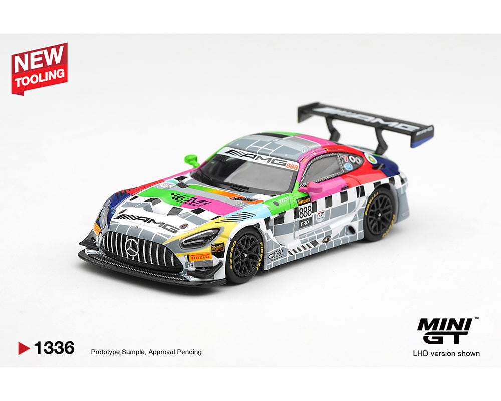 *PREORDER* MINIGT 1:64 Mercedes-AMG GT3 #888 Mercedes-AMG Team GMR Meguiar´s Bathurst 12 Hour 2025