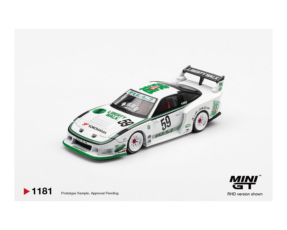 *PREORDER* MINIGT 1:64 Nissan LB-Silhouette 180SX in White