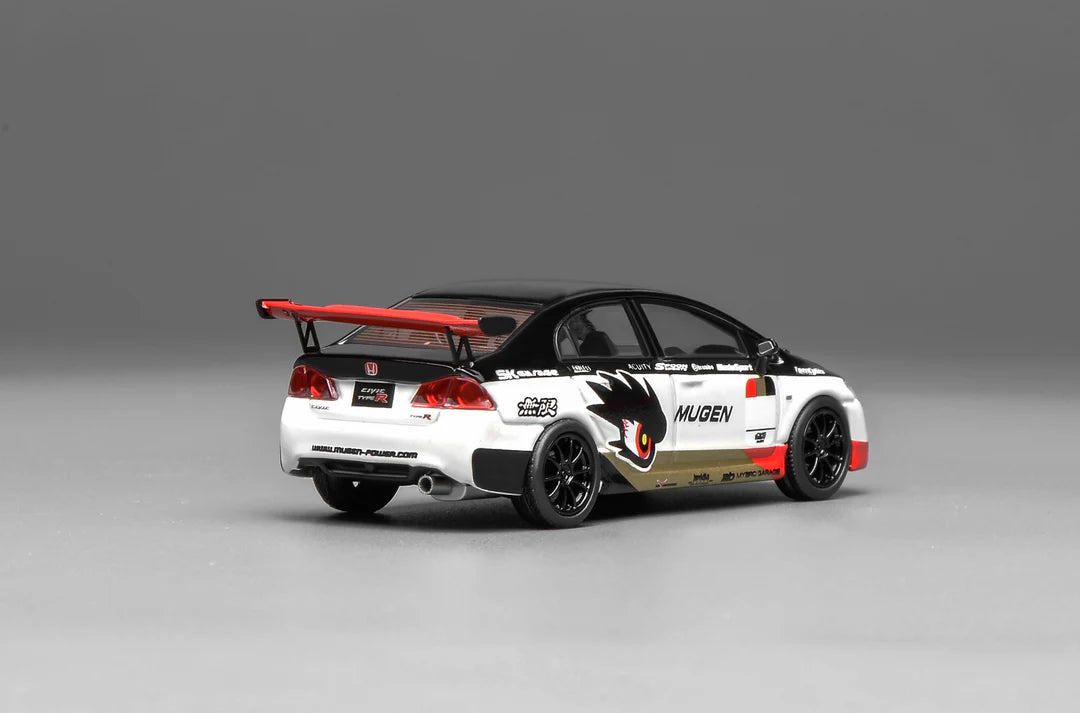 MotorHelix 1:64 Honda Civic Type R (FD2) Mugen Livery White