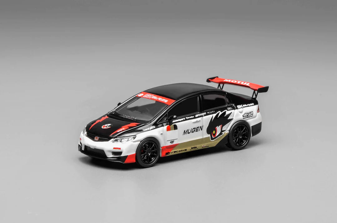 MotorHelix 1:64 Honda Civic Type R (FD2) Mugen Livery White