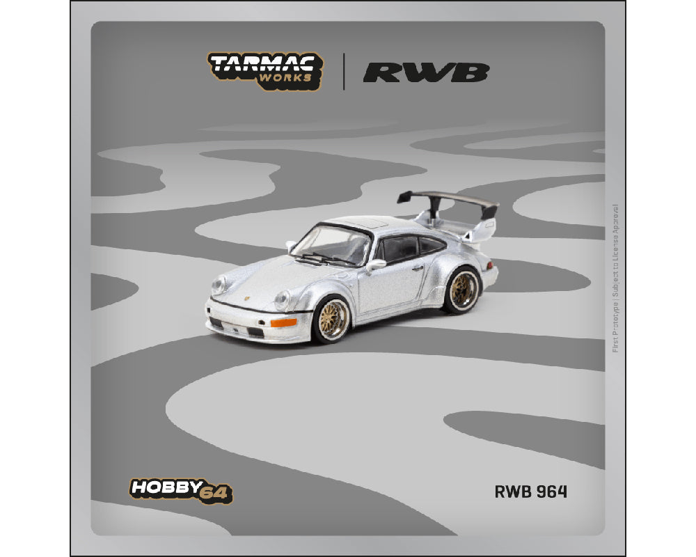 Tarmac Works 1:64 RWB 964 in Silver