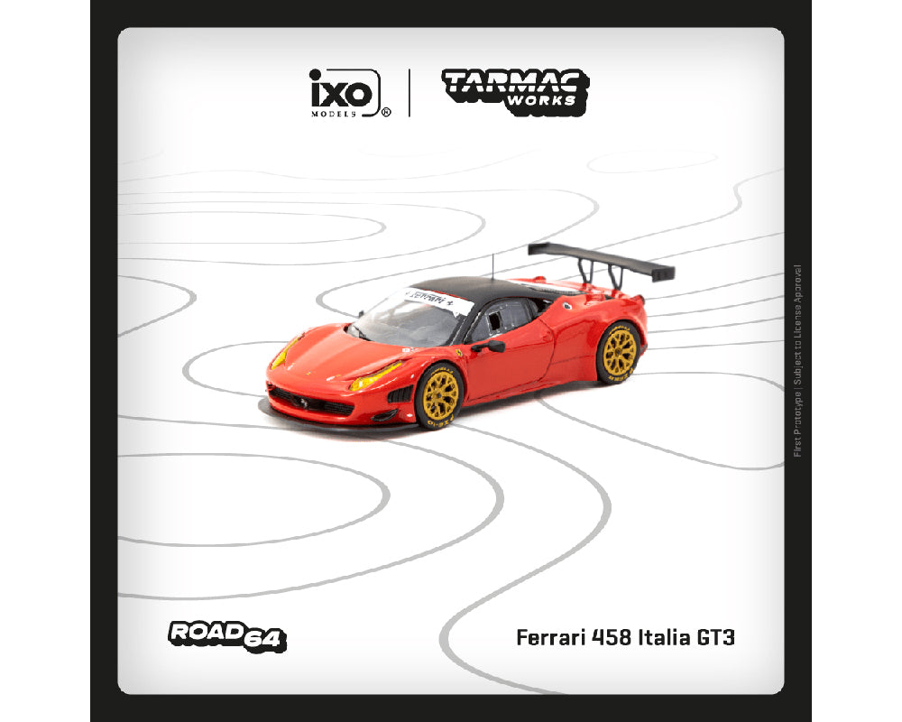Tarmac Works 1:64 Ferrari 458 Italia GT3 in Red