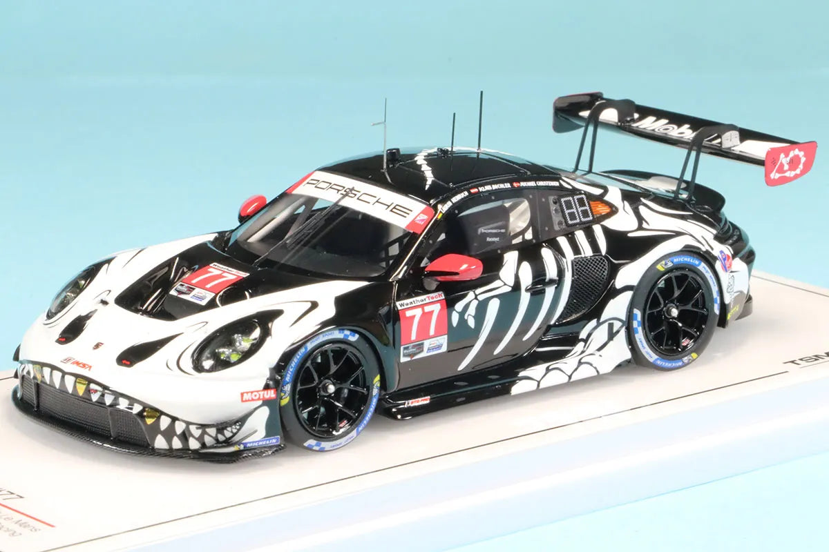 Top Speed Models 1:43 Porsche 911 GT3 R #77 AO Racing 2025 IMSA Petit Le Mans