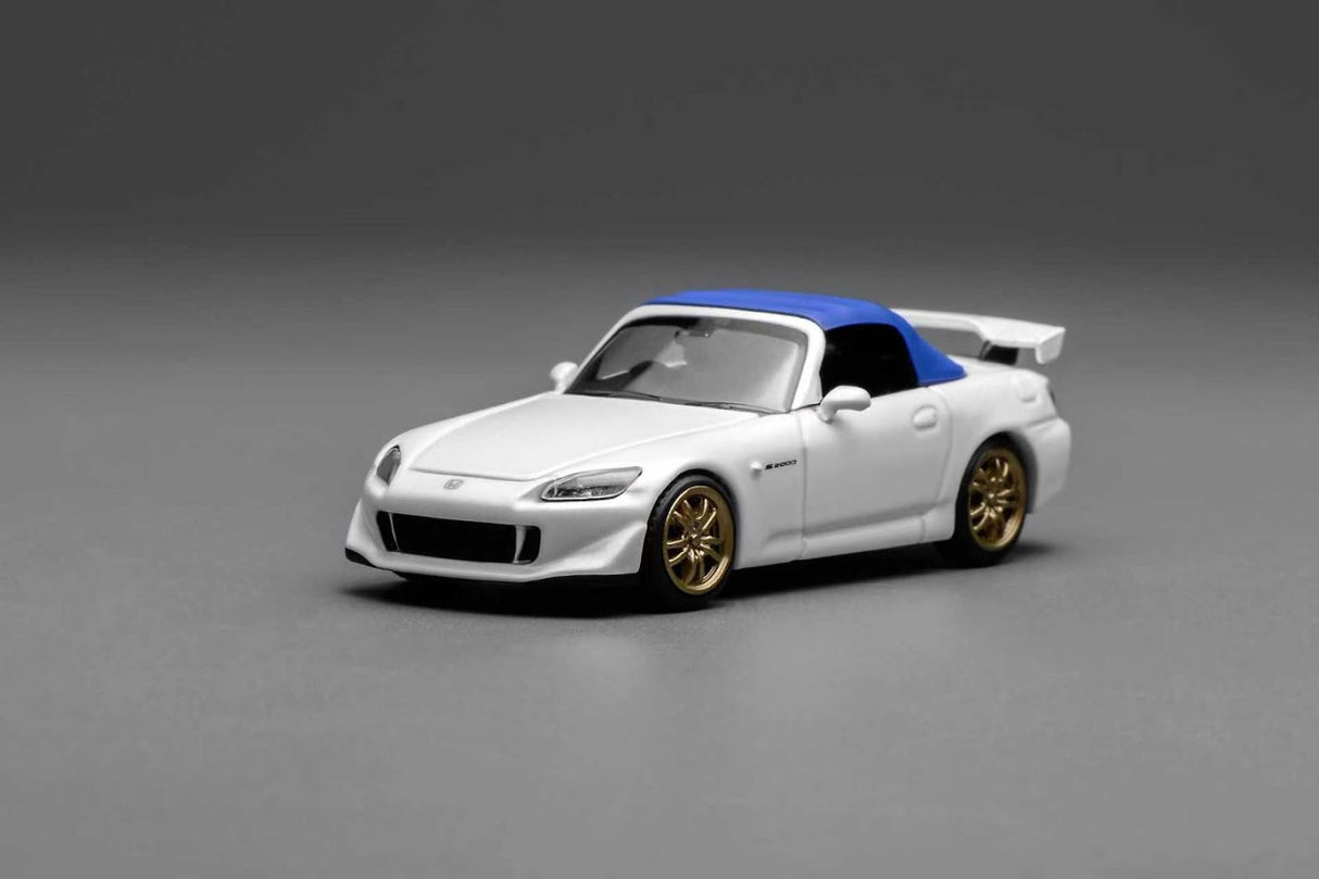 MotorHelix 1:64 Honda S2000 Type S Platinum White Pearl