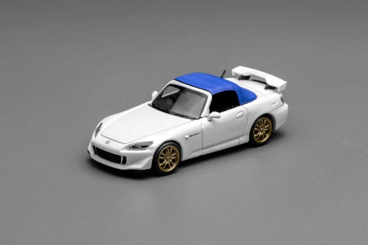 MotorHelix 1:64 Honda S2000 Type S Platinum White Pearl