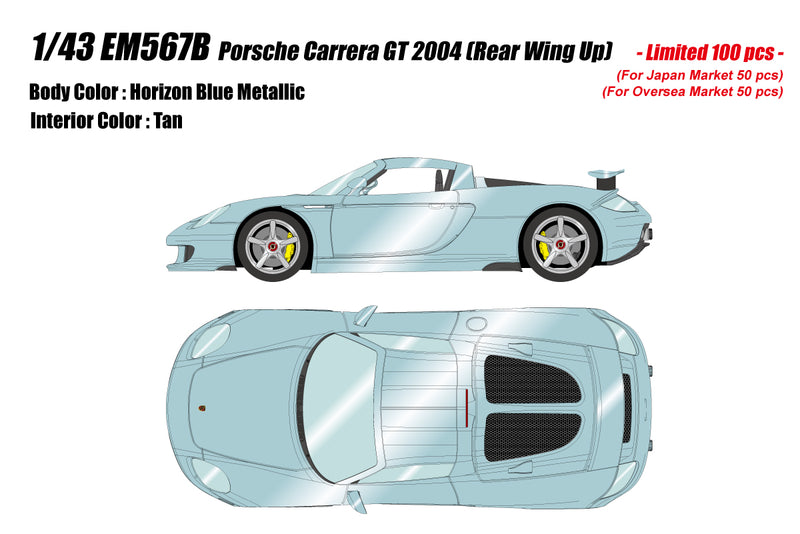 *PREORDER* Make Up Co., Ltd. / EIDOLON 1:43 Porsche Carrera GT 2004 Rear Wing Up