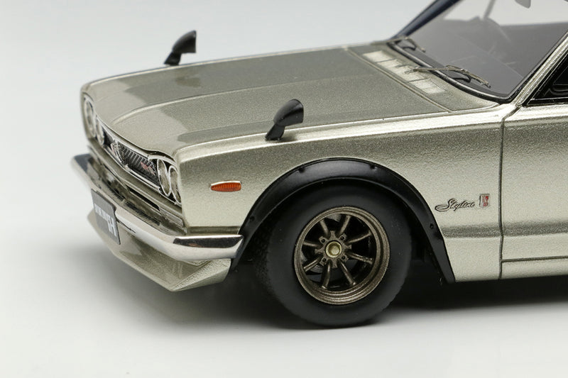 Make Up Co., Ltd / Vision 1:43 Nissan Skyline 2000 GT-R (KPGC110) 1971 with Chin Spoiler and RS Watanabe 8 Spoke