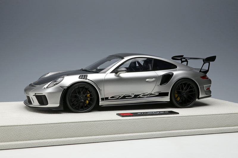 Make Up Co., Ltd / EIDOLON 1:18 Porsche 911 (991.2) GT3 RS Weissach Package 2019 in GT Silver Metallic Silver