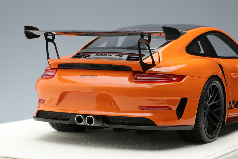 Make Up Co., Ltd / EIDOLON 1:18 Porsche 911 (991.2) GT3 RS Weissach Package 2019 in Orange