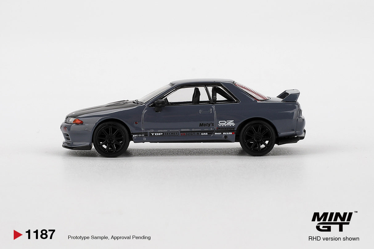 *CANCELLED* MINIGT 1:64 Nissan Skyline GT-R Top Secret VR32 in Stealth Grey