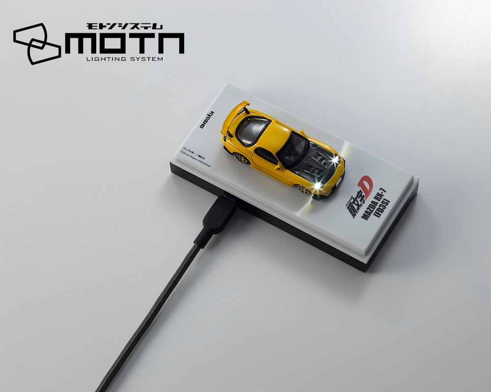 *PREORDER* Kyosho 1:64 Kyosho 1:64 Initial D Mazda RX7 (FD3S) with LED MOTN Base Compatible