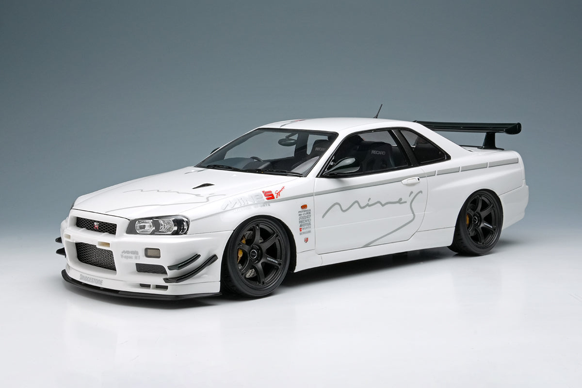 Make Up Co., Ltd / Eidolon 1:18 Nissan Skyline GT-R (BNR34) Mine's V-spec N1 Tokyo Auto Salon 2024