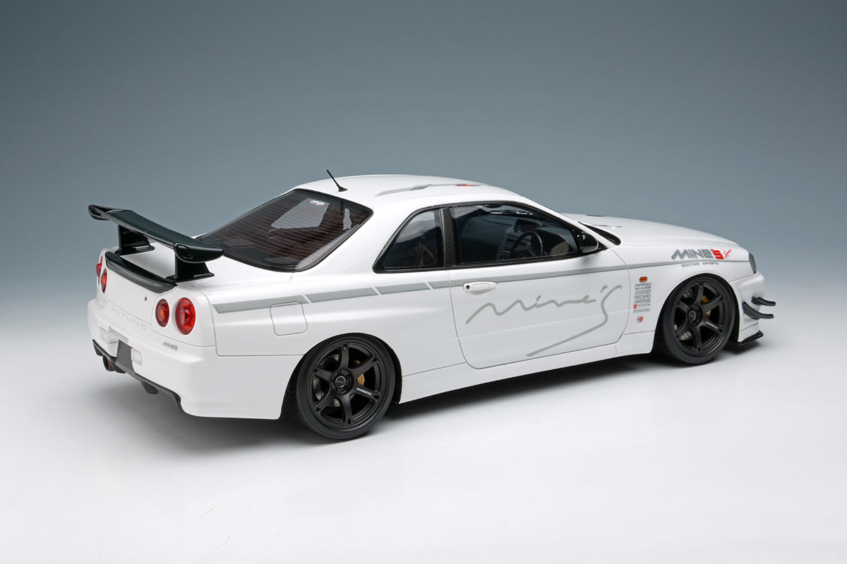 Make Up Co., Ltd / Eidolon 1:18 Nissan Skyline GT-R (BNR34) Mine's V-spec N1 Tokyo Auto Salon 2024