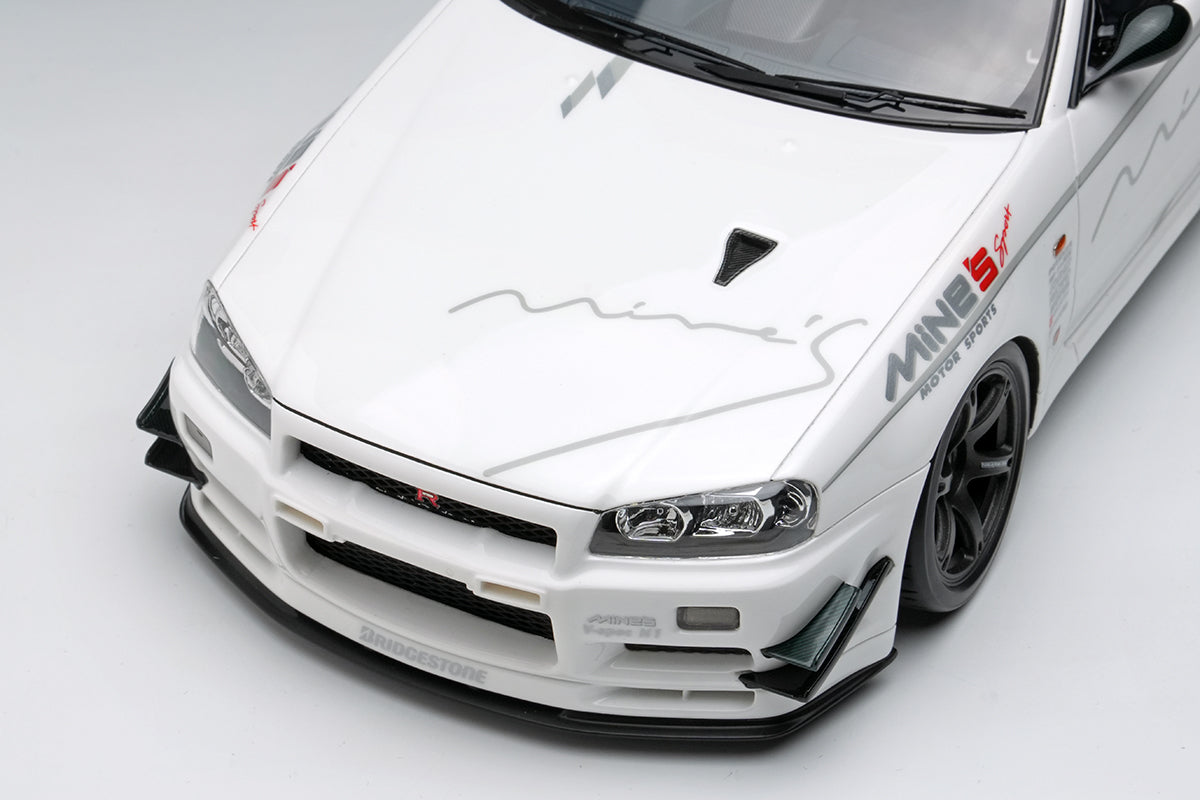 Make Up Co., Ltd / Eidolon 1:18 Nissan Skyline GT-R (BNR34) Mine's V-spec N1 Tokyo Auto Salon 2024