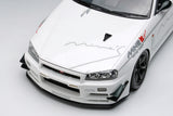 Make Up Co., Ltd / Eidolon 1:18 Nissan Skyline GT-R (BNR34) Mine's V-spec N1 Tokyo Auto Salon 2024