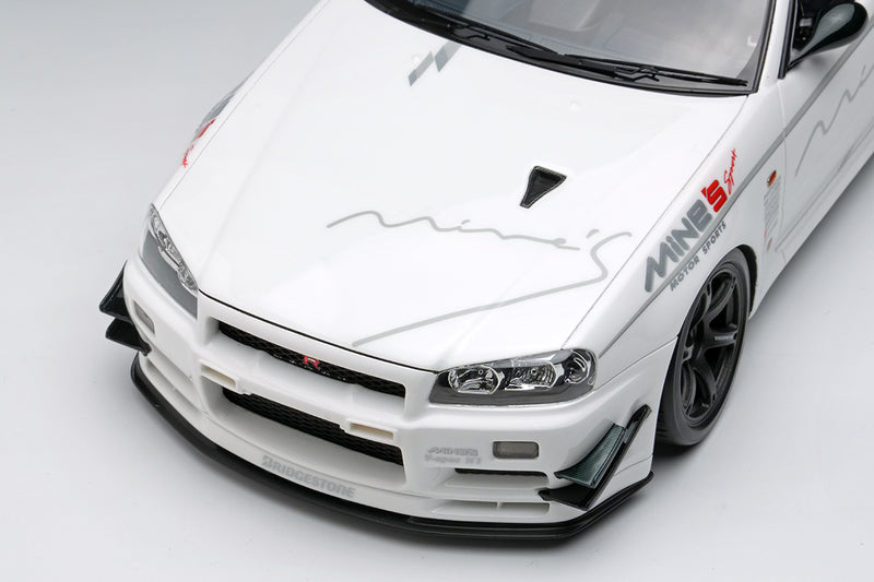 *PREORDER* Make Up Co., Ltd / Eidolon 1:18 Nissan Skyline GT-R (BNR34) Mine's V-spec N1 Tokyo Auto Salon 2024