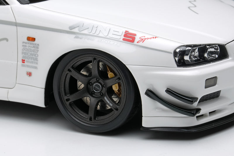 *PREORDER* Make Up Co., Ltd / Eidolon 1:18 Nissan Skyline GT-R (BNR34) Mine's V-spec N1 Tokyo Auto Salon 2024