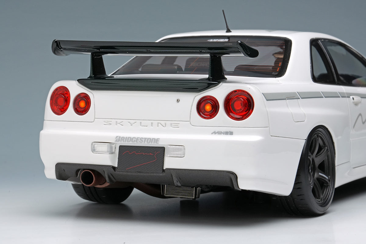 Make Up Co., Ltd / Eidolon 1:18 Nissan Skyline GT-R (BNR34) Mine's V-spec N1 Tokyo Auto Salon 2024
