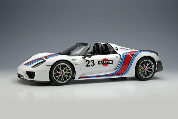 *PREORDER* Make Up Co., Ltd / Eidolon 1:18 Porsche 918 Spyder 2011 Martini stripe