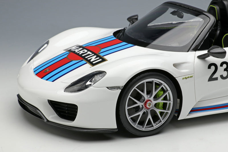 *PREORDER* Make Up Co., Ltd / Eidolon 1:18 Porsche 918 Spyder 2011 Martini stripe