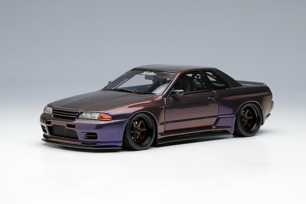 Make Up Co., Ltd / Eidolon 1:43 Nissan Skyline (BNR32) GT-R Garage Active Full Dry Carbon-R SEMA 2022 Edition