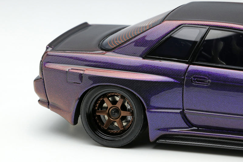 Make Up Co., Ltd / Eidolon 1:43 Nissan Skyline (BNR32) GT-R Garage Active Full Dry Carbon-R SEMA 2022 Edition