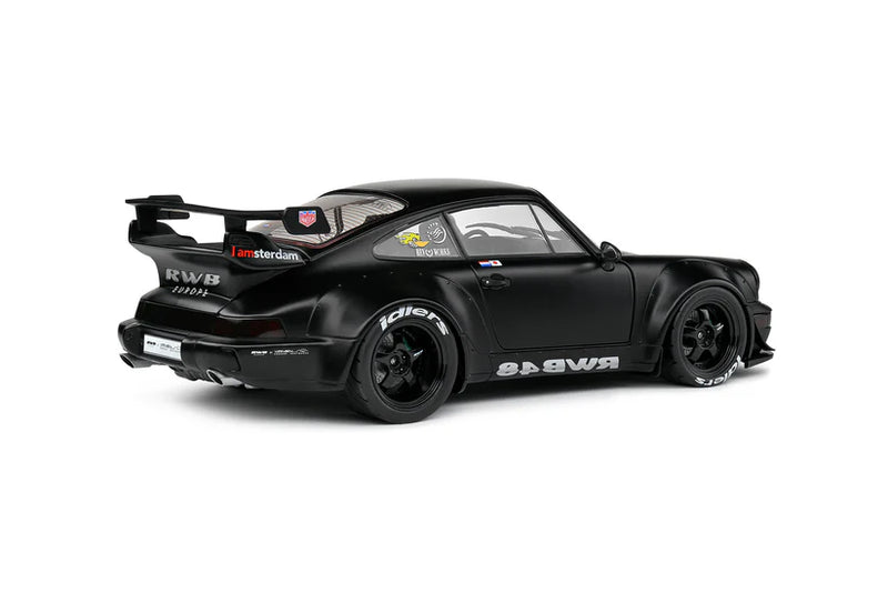 Solido 1:18 Porsche 911 (964) RWB Darth Vader in Matte Black