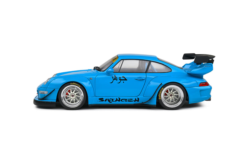 Solido 1:18 Porsche 911 (964) RWB Shingen 2018 in Light Blue