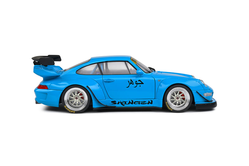 Solido 1:18 Porsche 911 (964) RWB Shingen 2018 in Light Blue