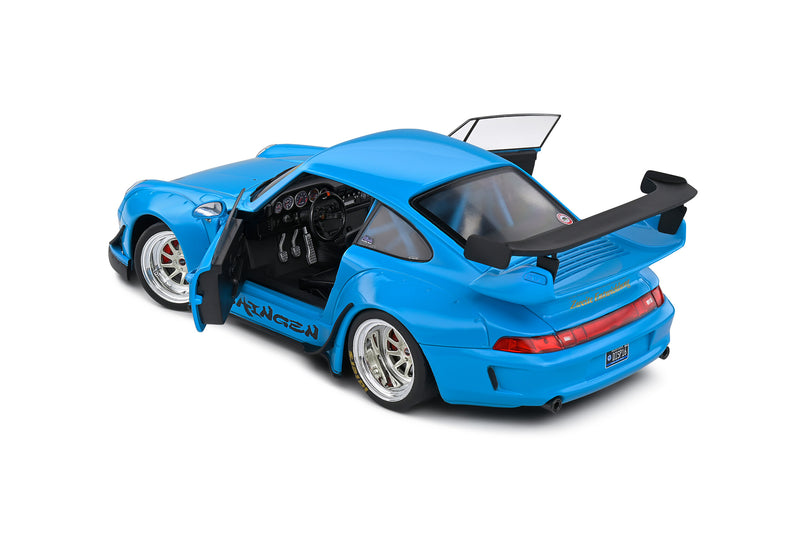 Solido 1:18 Porsche 911 (964) RWB Shingen 2018 in Light Blue