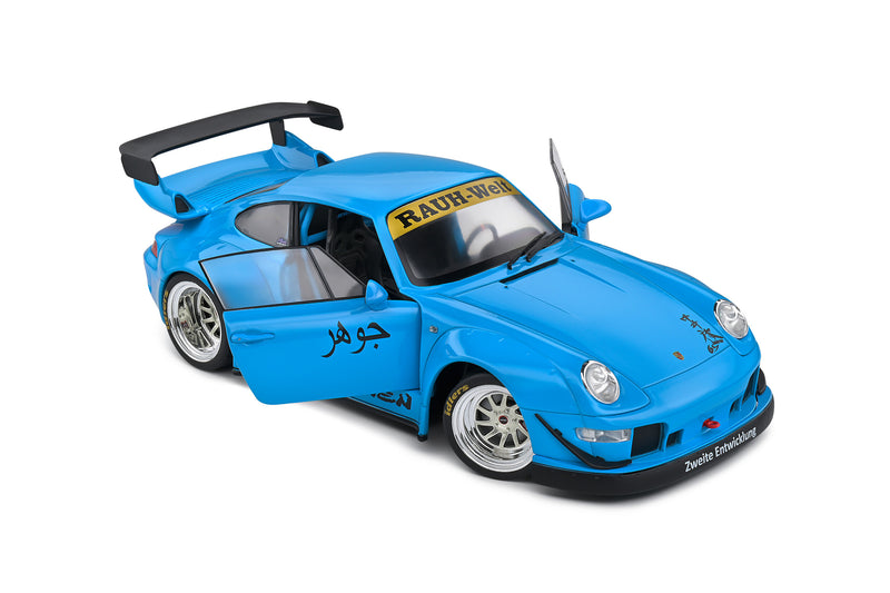 Solido 1:18 Porsche 911 (964) RWB Shingen 2018 in Light Blue