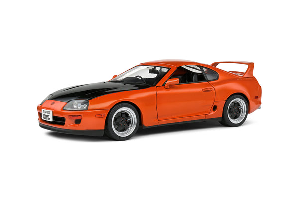 Solido 1:18 Toyota Supra MK4 (JZA80) 1998 Targa Customized in Orange