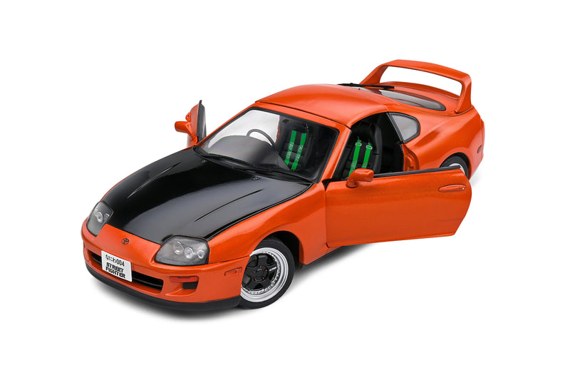 Solido 1:18 Toyota Supra MK4 (JZA80) 1998 Targa Customized in Orange