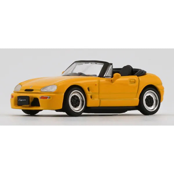 BM Creations 1:64 Suzuki Cappuccino in Yellow RHD Configuration