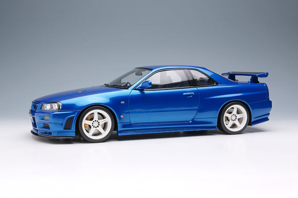 *PREORDER* Make Up Co., Ltd / Eidolon 1:18 Nissan Skyline GT-R (BNR34) NISMO S-Tune Version 2004 in Bayside Blue