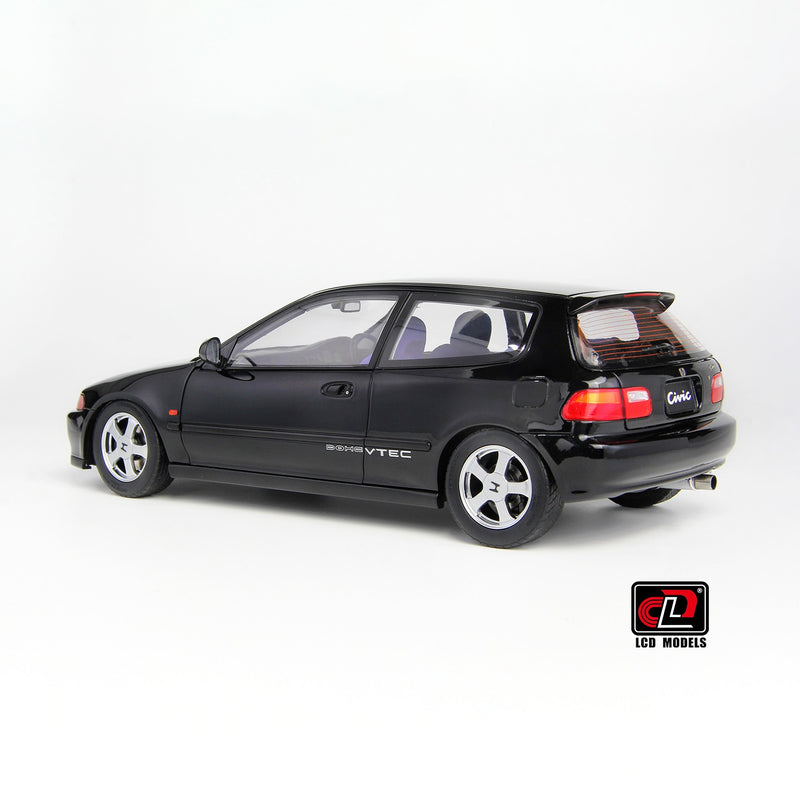 LCD Models 1:18 Honda Civic (EG6) SiR II in Black