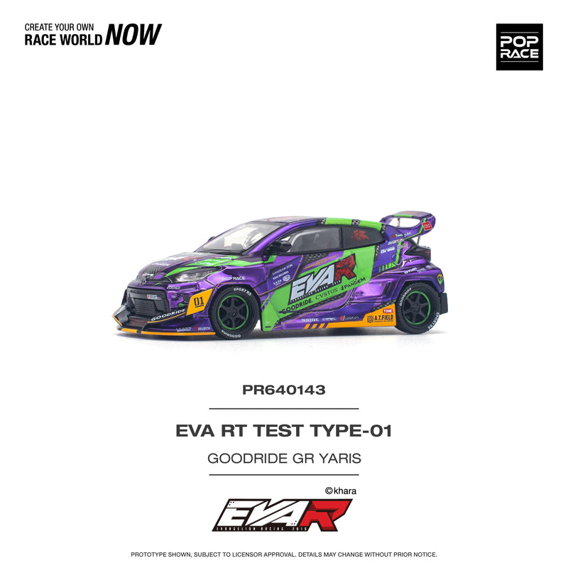 *PREORDER* Pop Race 1:64 Toyota GR Yaris PANDEM EVA RT Test Type-01 Goodride