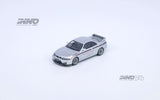 INNO64 1:64 Nissan Skyline GT-R (R33) "TUNED BY MINE'S" in Silver