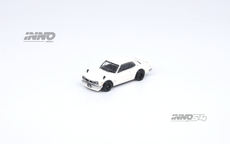 INNO64 1/64 Nissan Skyline (KPGC10) 2000 GT-R in White