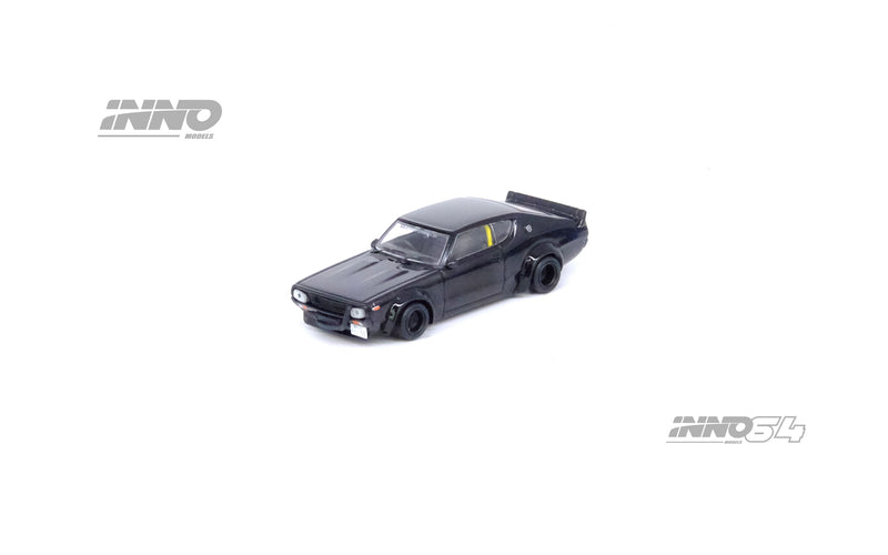 *PREORDER* INNO64 1:64 Nissan Skyline 2000GT-R (KPGC110) "KENMERI" in Black