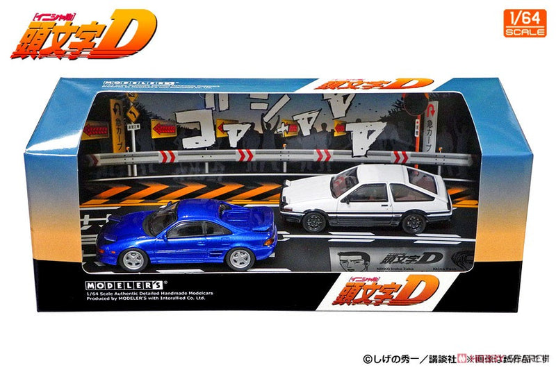 Initial D 1:64 Set Vol.15 Kai Kogashiwa MR2 (SW20) & Takumi Fujiwara Trueno (AE86)