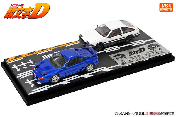 Initial D 1:64 Set Vol.15 Kai Kogashiwa MR2 (SW20) & Takumi Fujiwara Trueno (AE86)