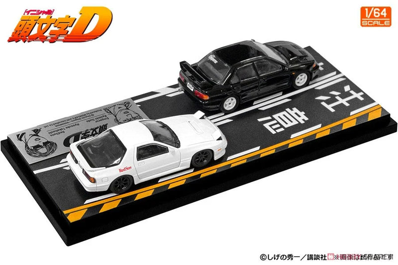 Initial D Set 1:64 Vol. 17 Kyoichi Sudo Lancer Evolution III & Ryosuke Takahashi RX-7 (FC3S)