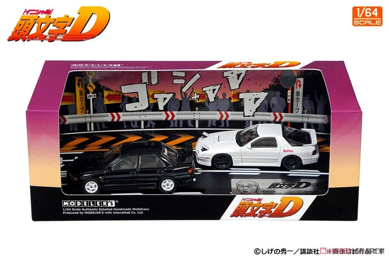 Initial D Set 1:64 Vol. 17 Kyoichi Sudo Lancer Evolution III & Ryosuke Takahashi RX-7 (FC3S)