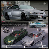 MotorHelix 1:64 Nissan Skyline GT-R R34 (NISMO) Customized in Dark Green