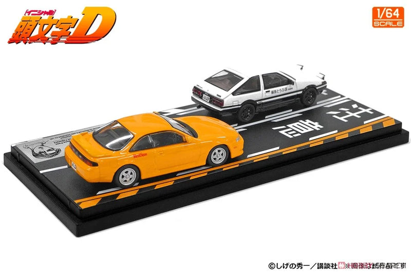 *PREORDER* Initial D Set 1:64 Vol. 19 Kenta Nakamura Silvia (S14) & Takumi Fujiwara Trueno (AE86)